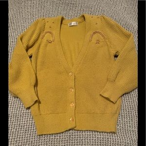 Vintage Cardigan embellished pearls